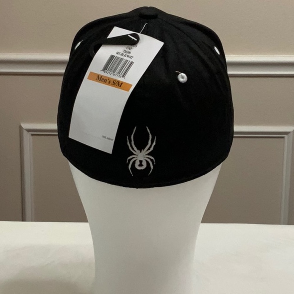 Spyder CAMPUS CAP - Blk/Wht - Picture 3 of 13